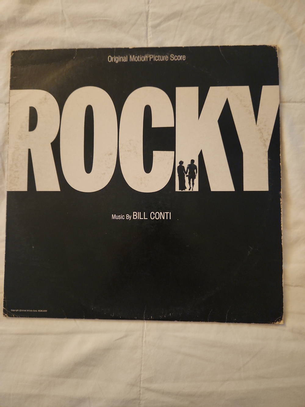 Rocky Original Motion Picture Score Bill Conti (Cover Good/ Record Small Scratch